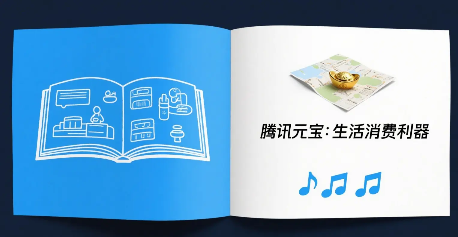 腾讯元宝：2025生活消费利器，纸质书直购/旅行规划/音乐治愈全攻略